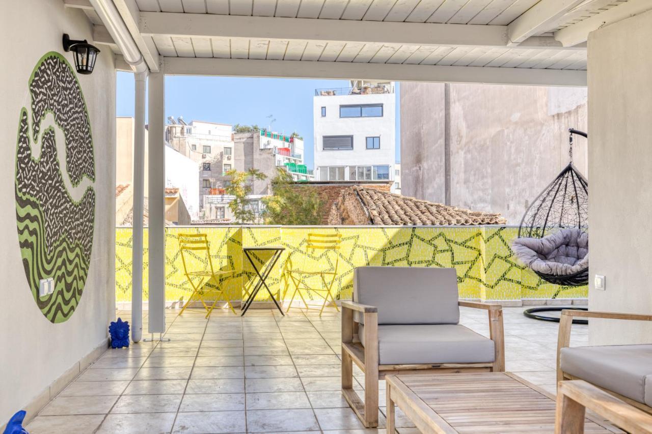 Chic Rooftop W/ Terrace - Near Acropolis Apartment
